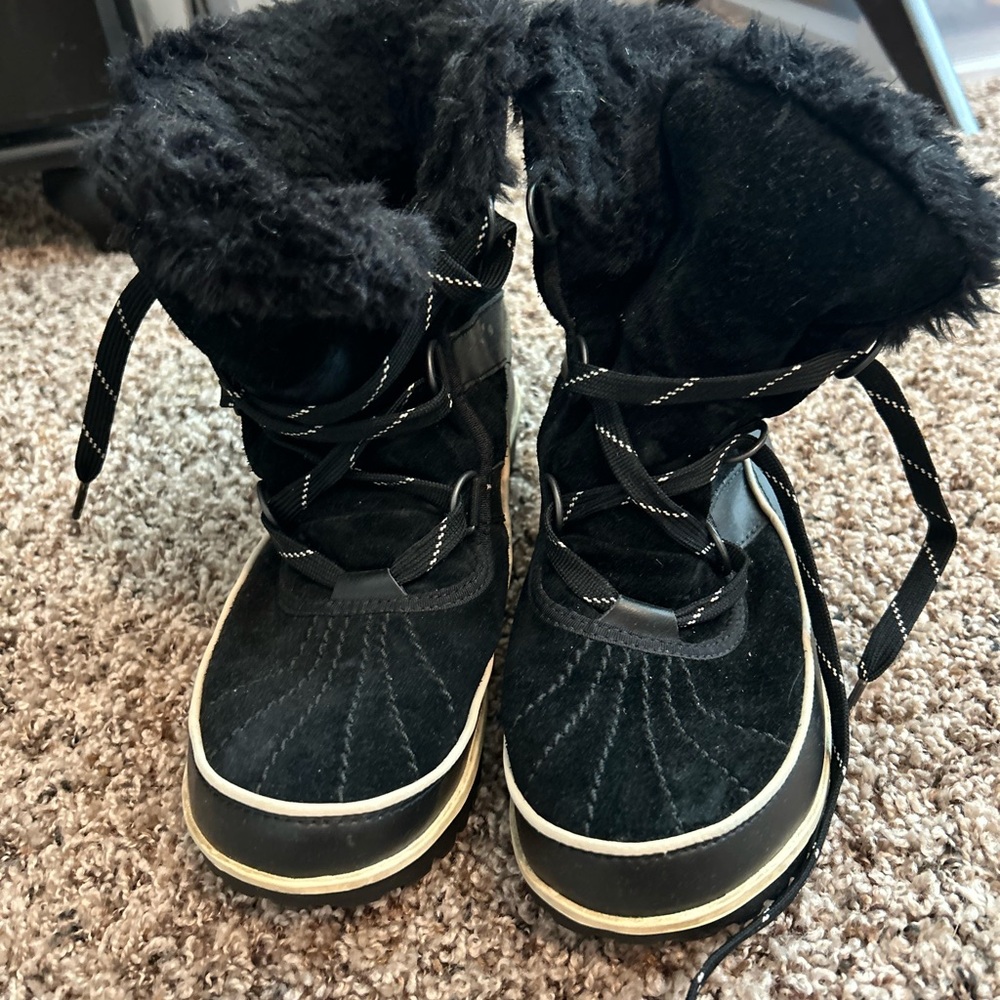 Sorel Womens Black Snow Boots